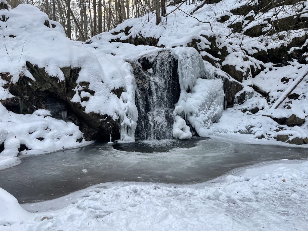 Icy Cascade falls